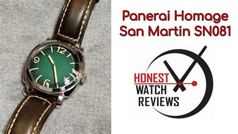 San Martin SN081 ⭐ Panerai Radiomir Homage ⭐ Sterile Dial .